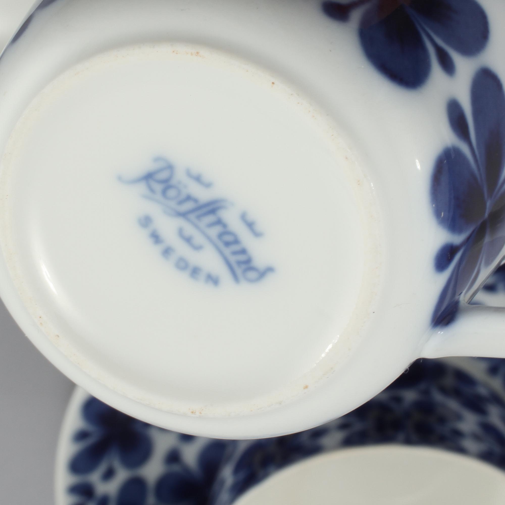 KAFFESERVIS, 28 delar, porslin, "Mon Amie", Marianne Westman, Rörstrand, 1900-tal.