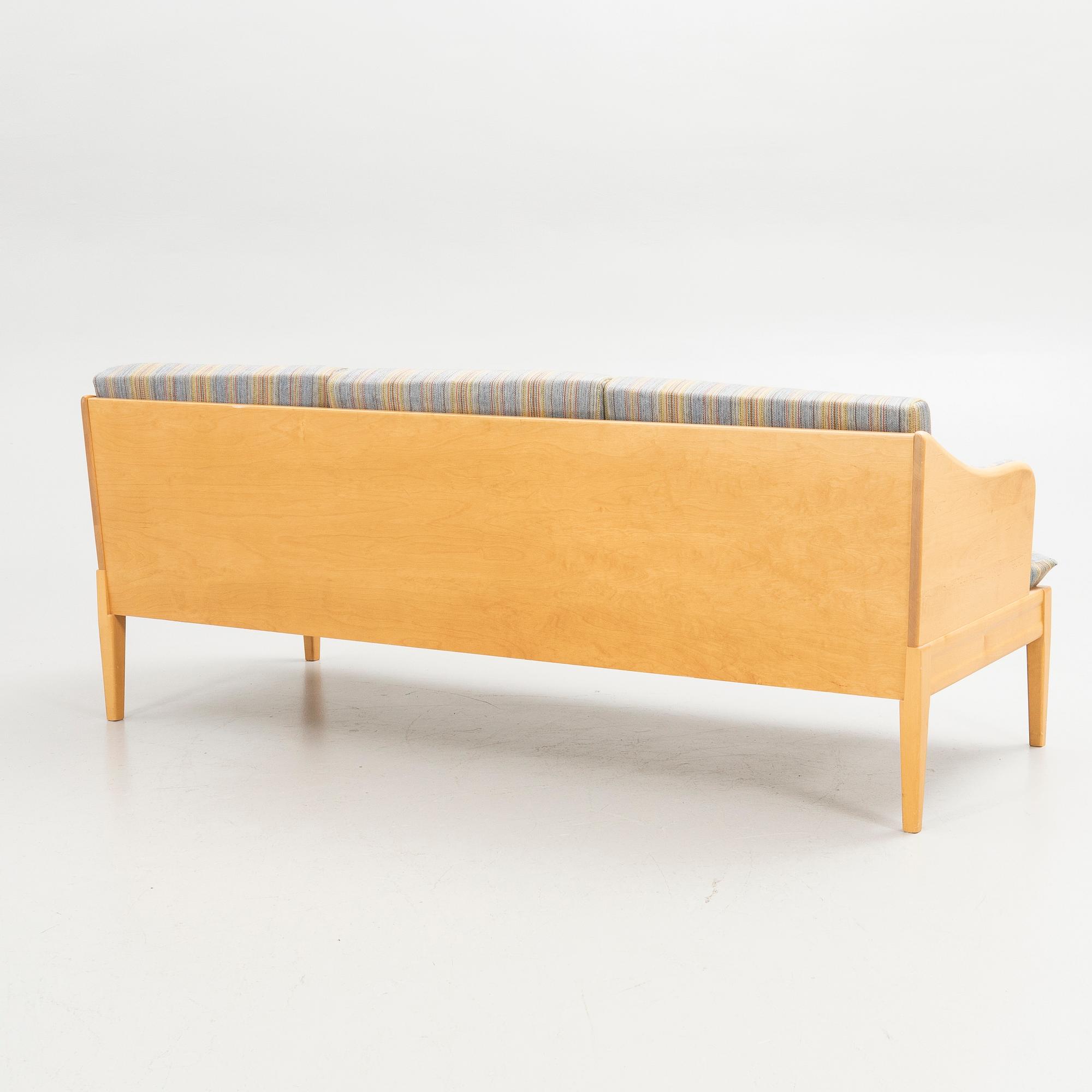 Carl Malmsten, sofa, "Gustavianus", AB OH Sjögren, second half of the 20th century.
