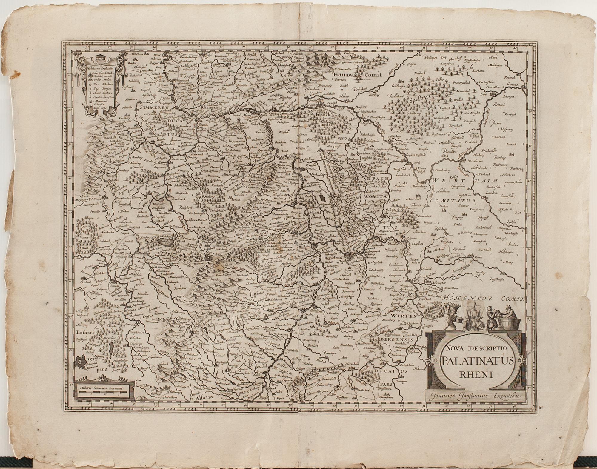 KARTOR, 10 st, tyska stater. 1600-tal.