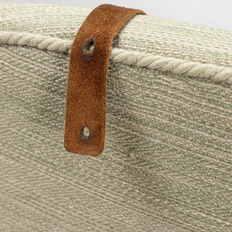 Folke Ohlsson, a 'Duxiesta' armchair with a foot stool, Bra Bohag, Ljungs Industrier, Malmö, 1960's.