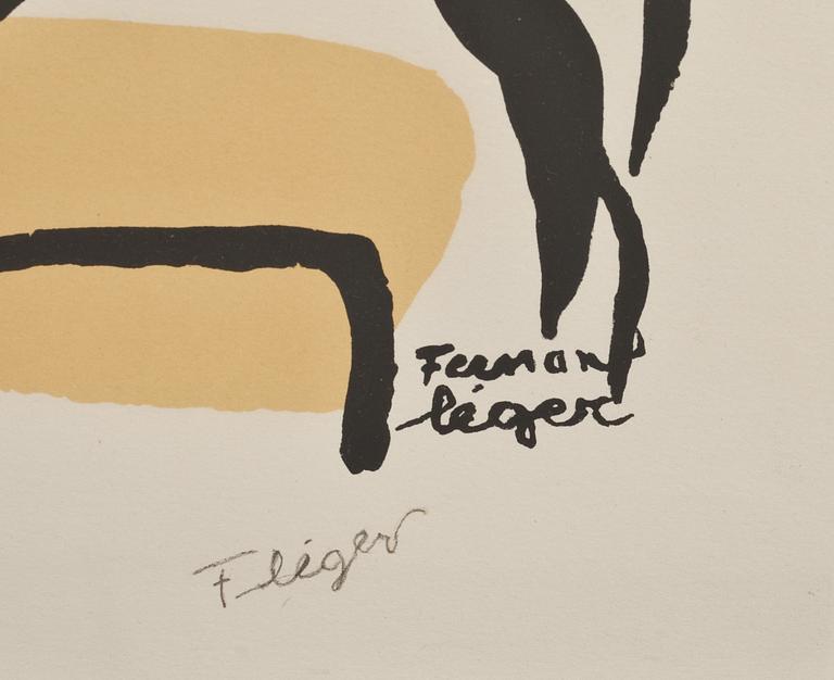 FERNAND LEGER, litografisk affisch, sign i trycket.