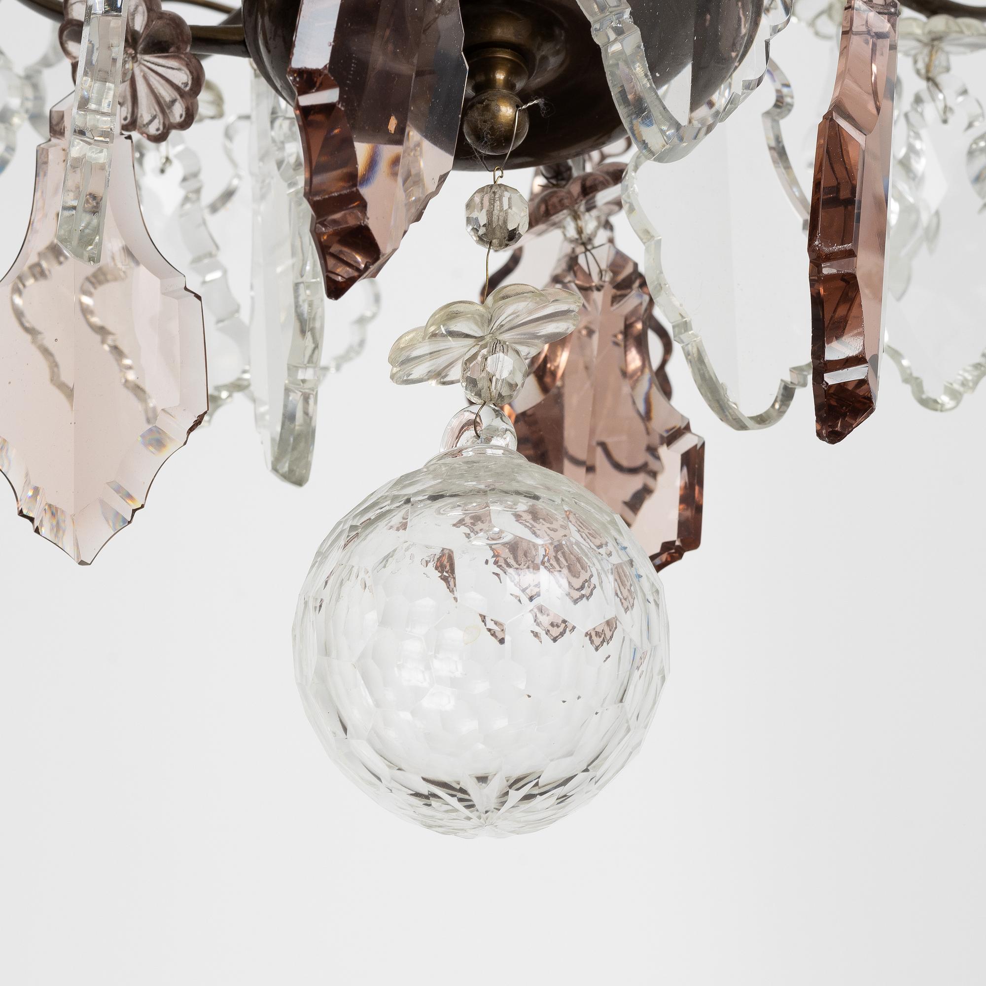 Ljuskrona, barockstil, 1900-tal.