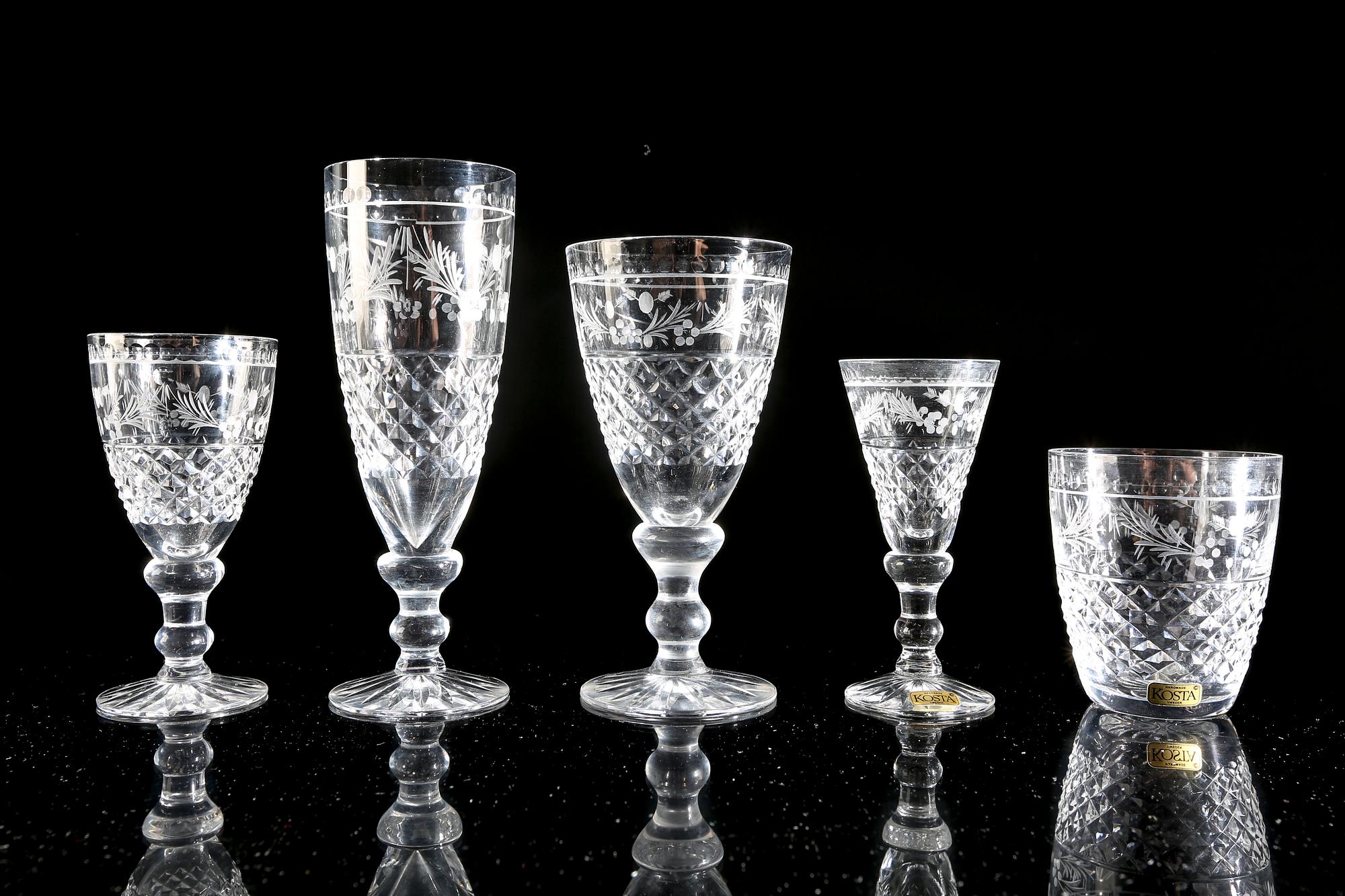 Tableware, 56 dlr, "Elvira Madigan" Cost mid-20th century.