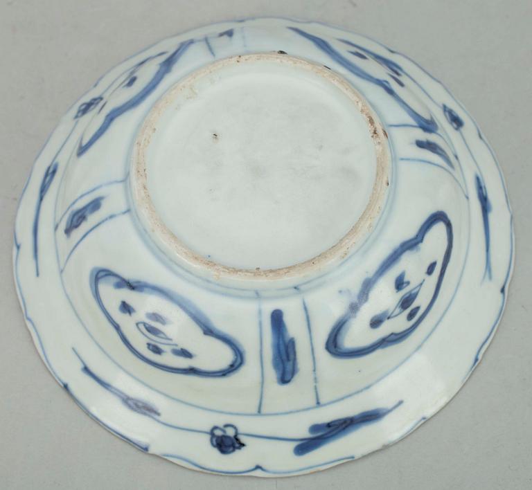 SKÅL, kraakporslin, Kina, Ming dynastin, Wanli (1572-1620).