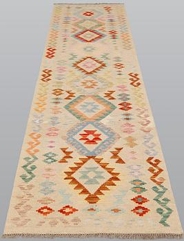Gallerimatta, Kelim, 297 x 78 cm.