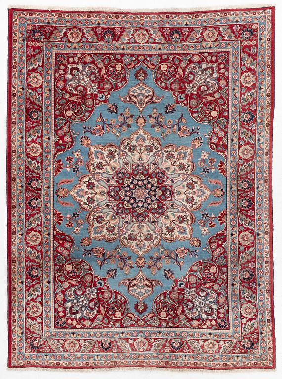 Rug, Meshed, Old, approx. 270 x 202 cm.