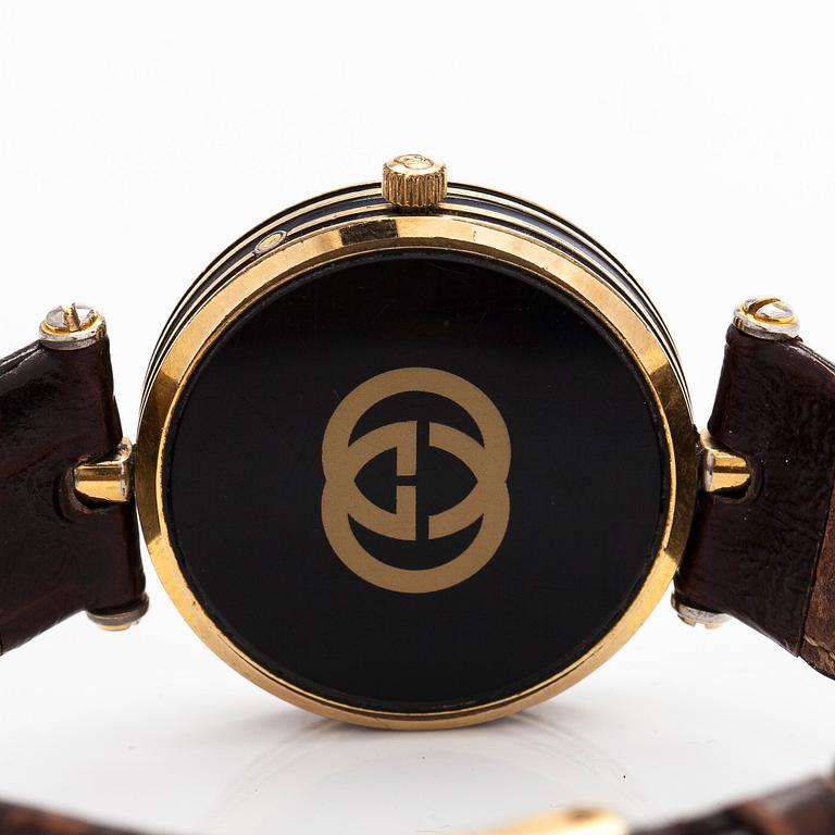Gucci, rannekello, 30 mm, kullattu, kvartsi, pleksilasi.