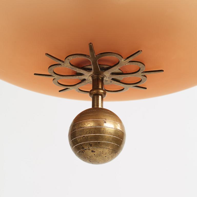 Harald Notini, a version of ceiling lamp model "6540/6545" from Arvid Böhlmarks Lampfabrik, Sweden, 1930's.