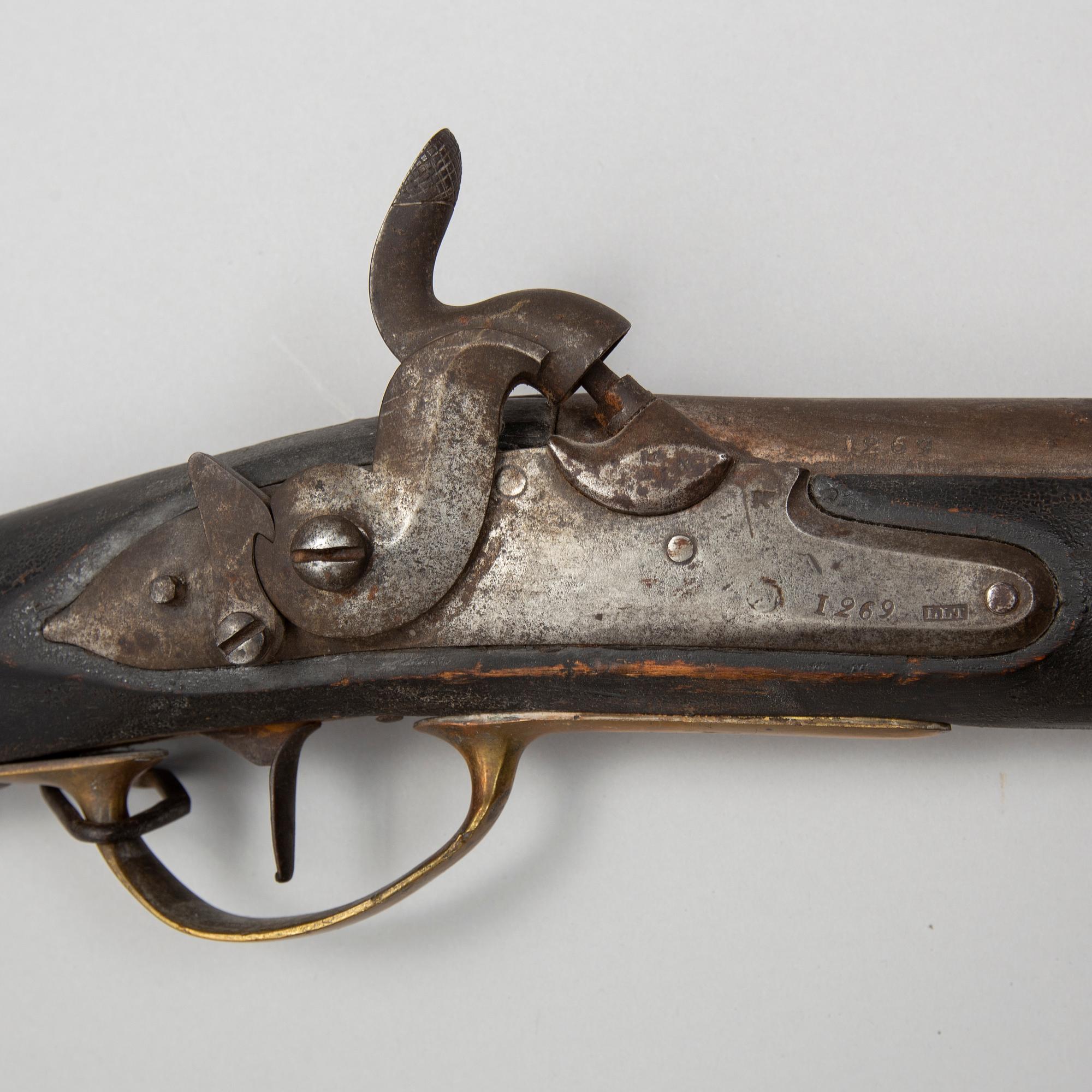 SLAGLÅSGEVÄR norskt, reparationmodell 1774-1857.