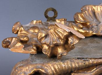MONTERSKÅP, 2 st, rokokostil, 1800/1900-tal.