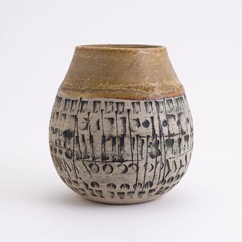 Lisa Larson, a stoneware vase, Gustavsbergs Studio.