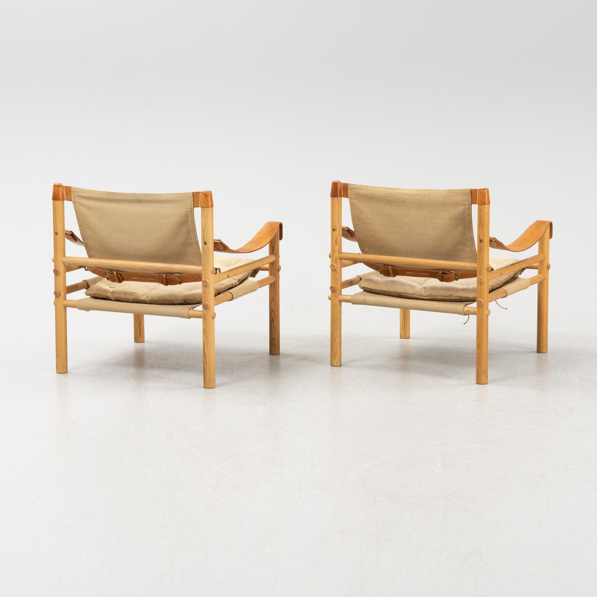 Arne Norell, fåtöljer, ett par, "Scirocco", karmstolar, Norell Möbler AB, formgiven 1964.
