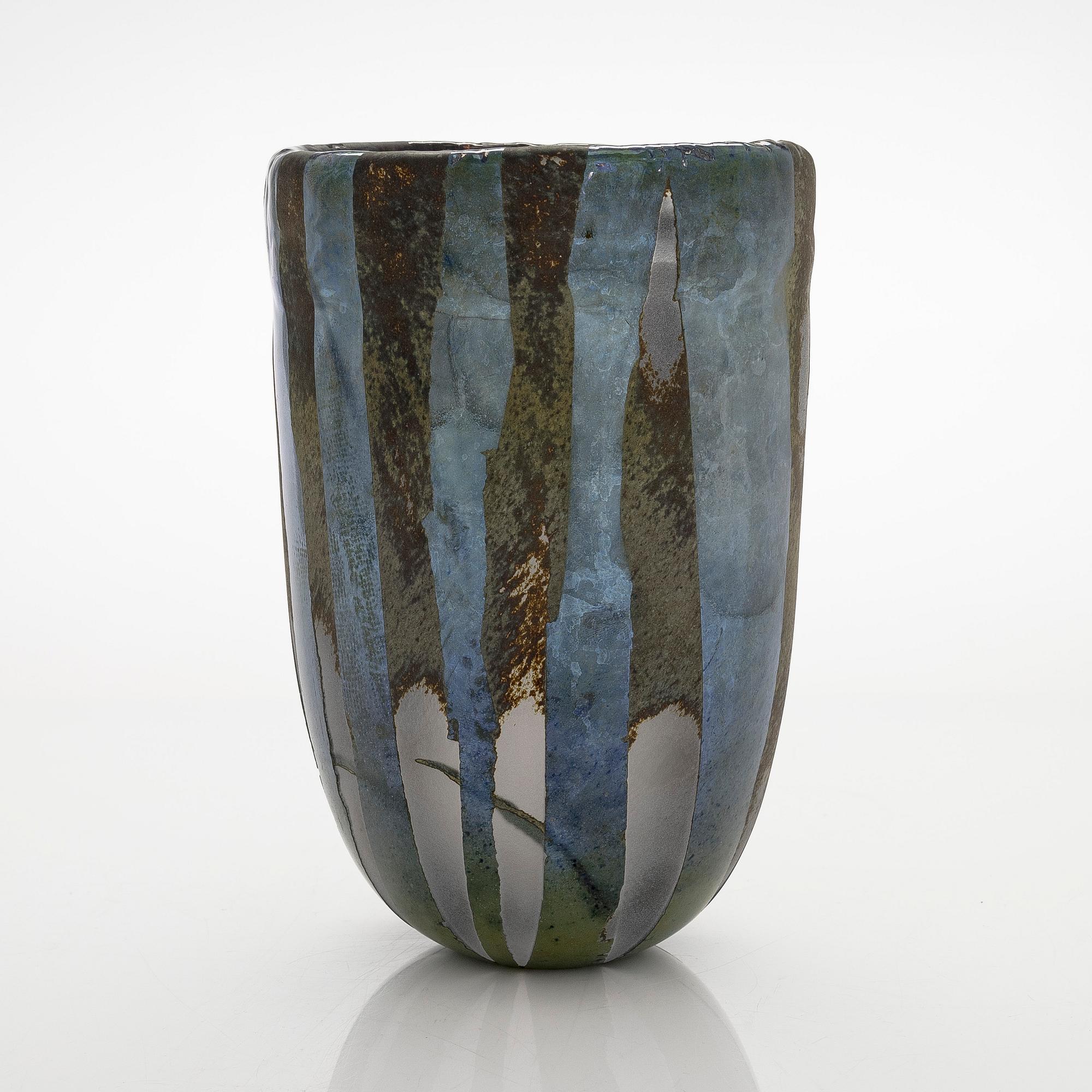 Tiina Nordström, an art glass signed Tiina Nordström, Iittala 1995.