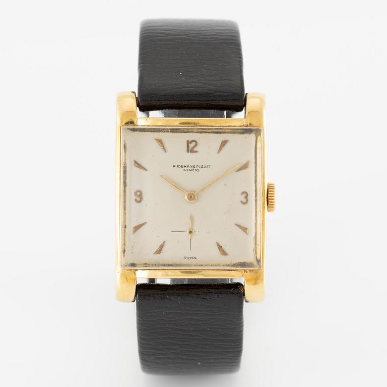 Audemars Piguet, "Tank", wristwatch, 26 x 27 (36) mm.