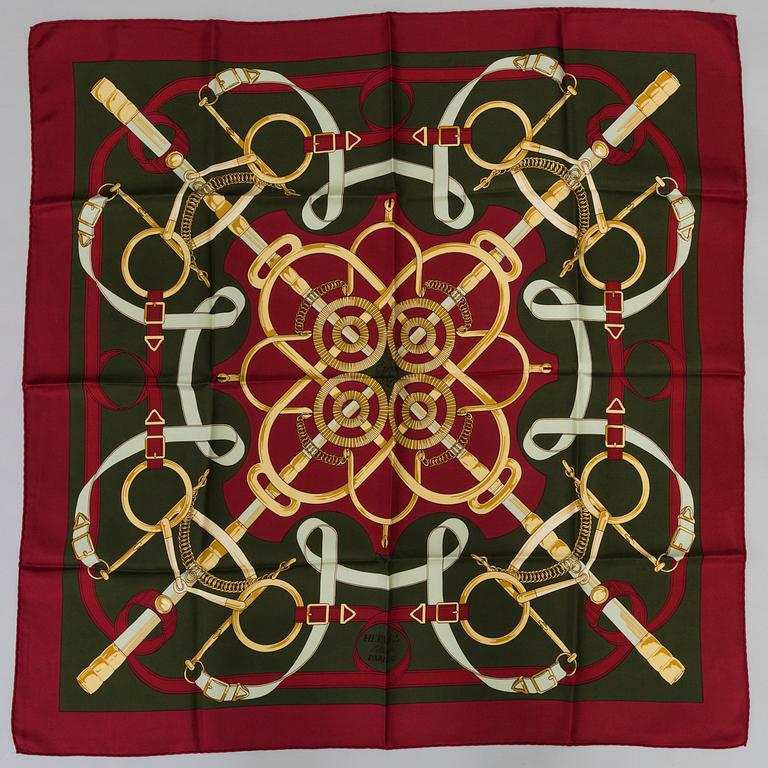 SCARF, Hermès, "Eperons d'Or",  issued 1974.