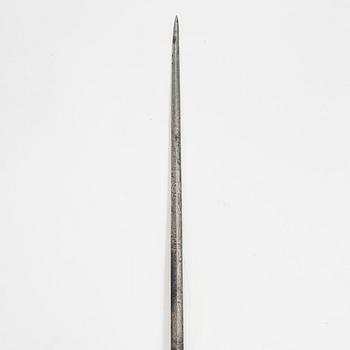 A 18th Century smallsword.