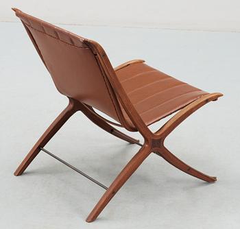 FÅTÖLJ, "The X-Chair", Peter Hvidt, Ola Molgaard-Nielsen. 1950-60-tal.