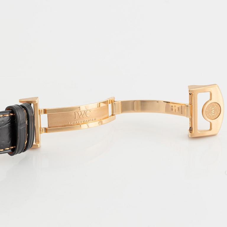 IWC, Portugieser Perpetual Calendar Tourbillon Edition “150 Years”, "18K Strap", ca 2018.