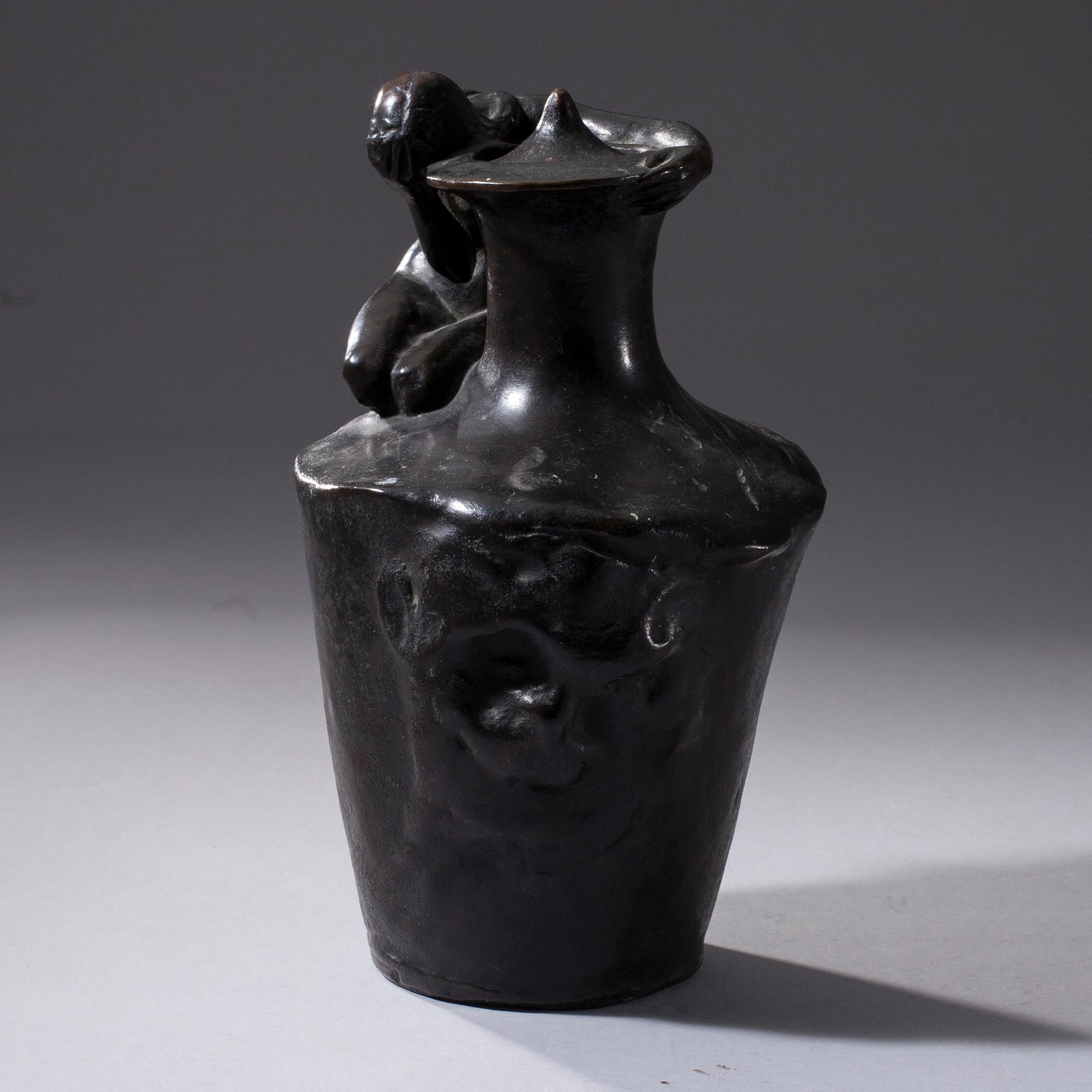 VILLE VALLGREN, skulptur, brons, signerad och daterad 1982.