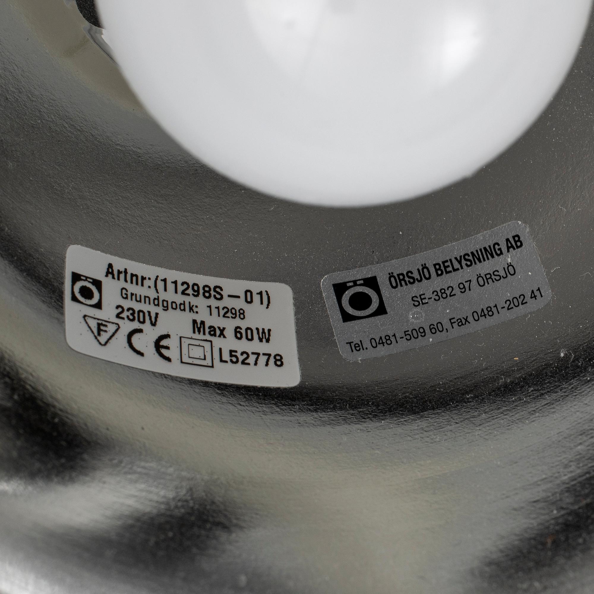 Ann Morsing/Beban Nord, a pair of 'PJ72' wall lights from Örsjö Belysning.