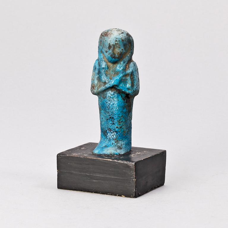 USCHEBTI, fajans, troligen 21:a dynastin, Egypten.