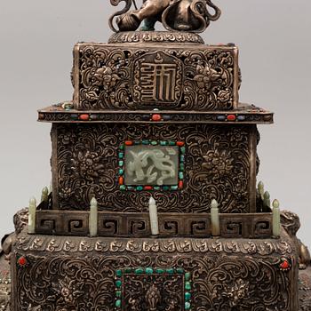 A large Tibetan / Chinese shrine, 20th Century.