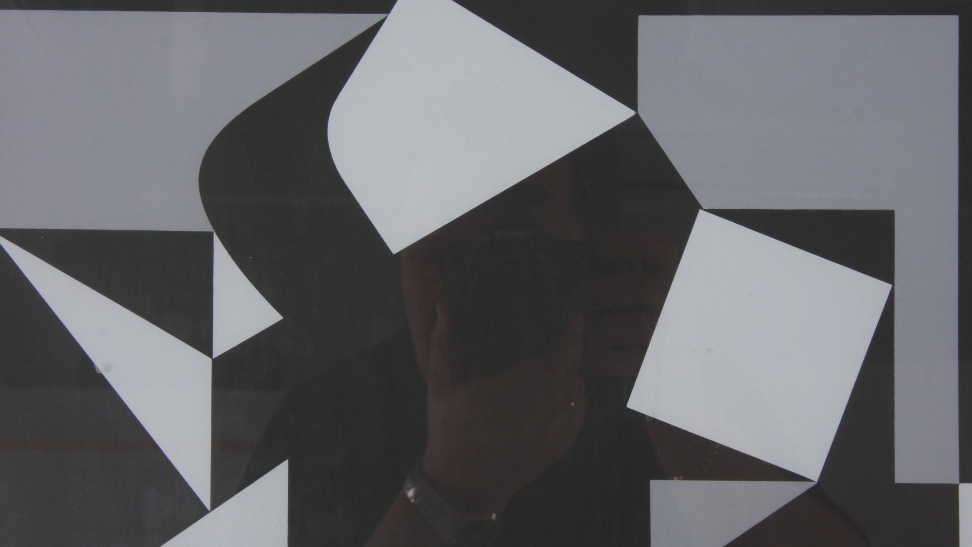 VASARELY, VICTOR. Färglitografi, sign o numr 86/200.