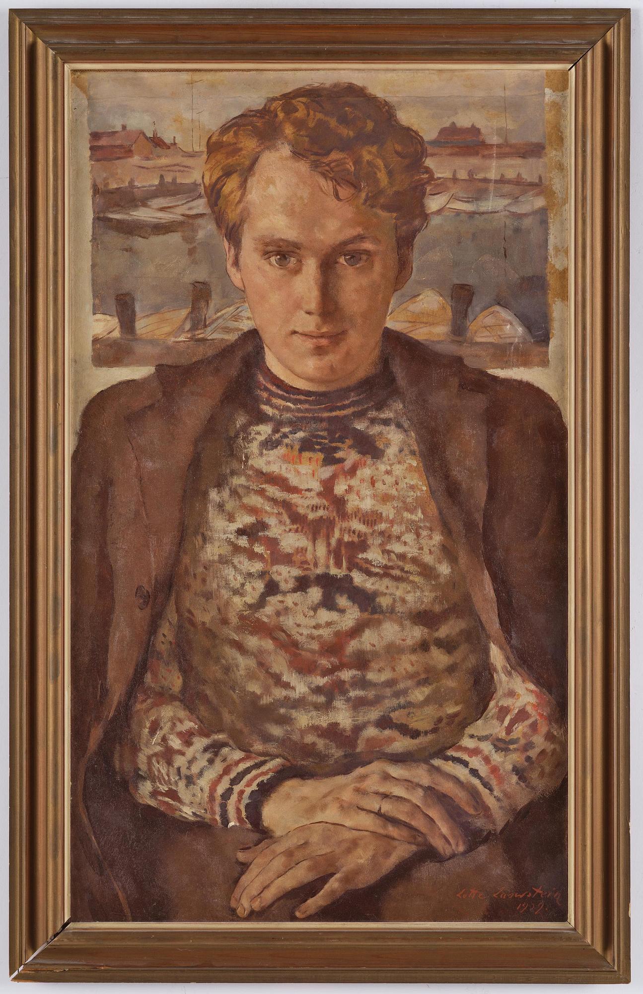 Lotte Laserstein, Porträtt av Bo-Göran Sleman.