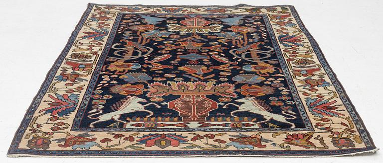 An antique Hamadan rug Northwest Persia (Iran), c. 190 x 140 cm.