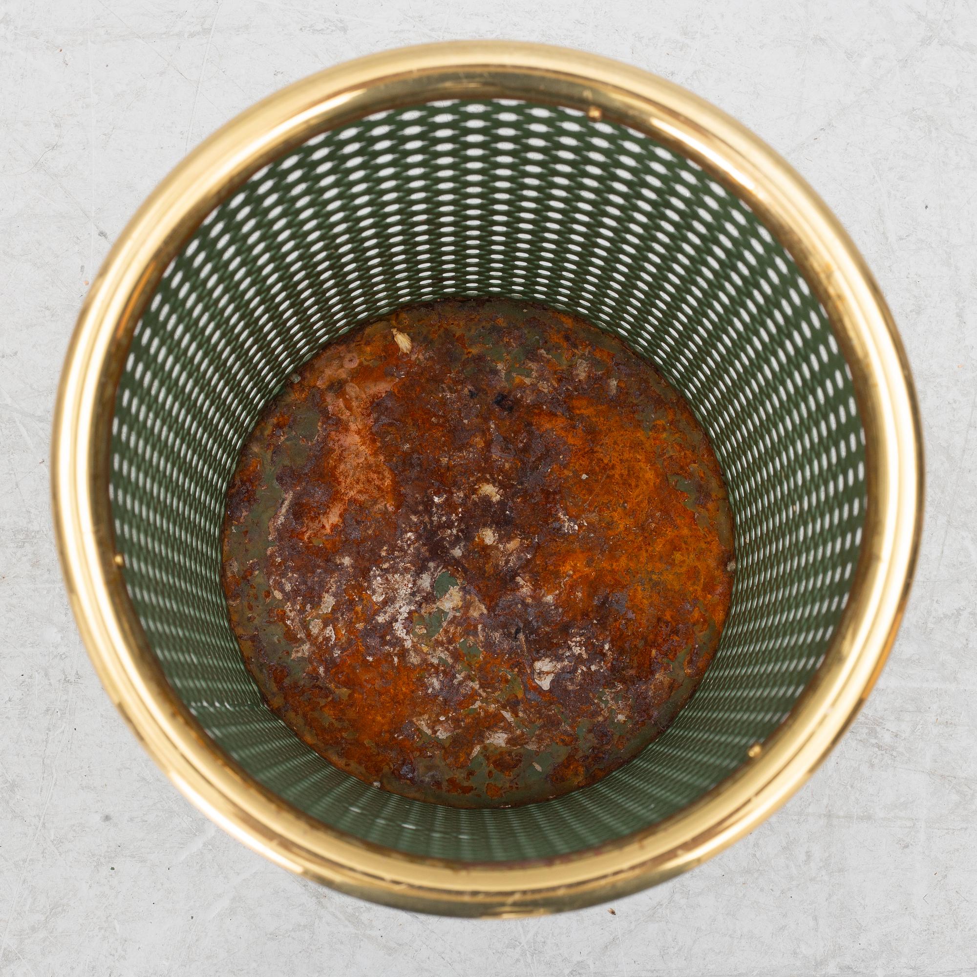 Josef Frank, a model H2562 wastepaper basket, Svenskt Tenn.