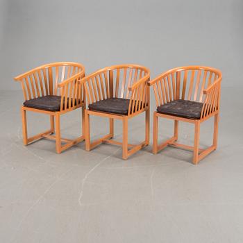 KARMSTOLAR, 3 st, "Waxholmare", Åke Axelsson för Gärsnäs.