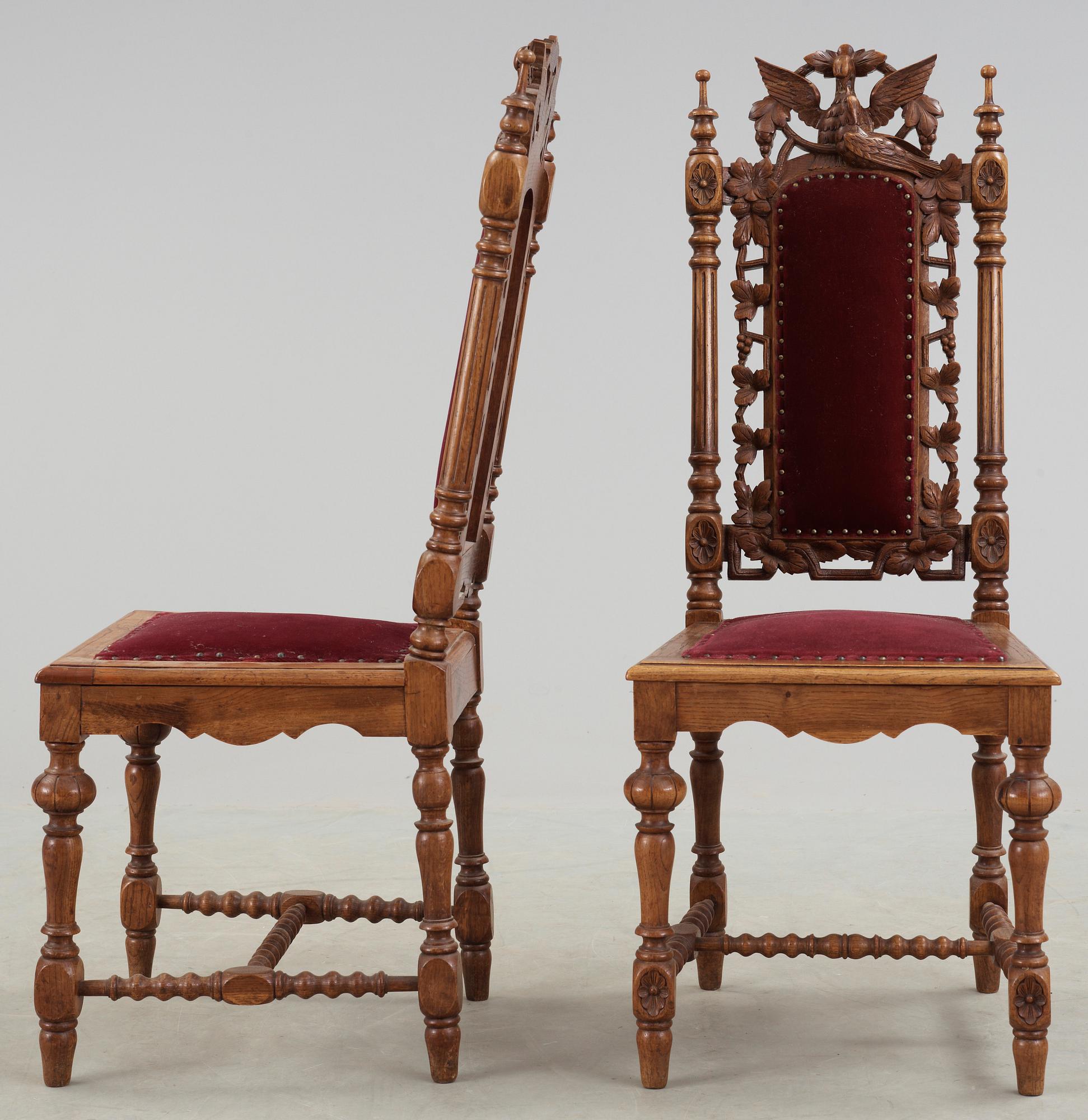 STOLAR, 4 st, Nyrenässans, 1800-talets slut.