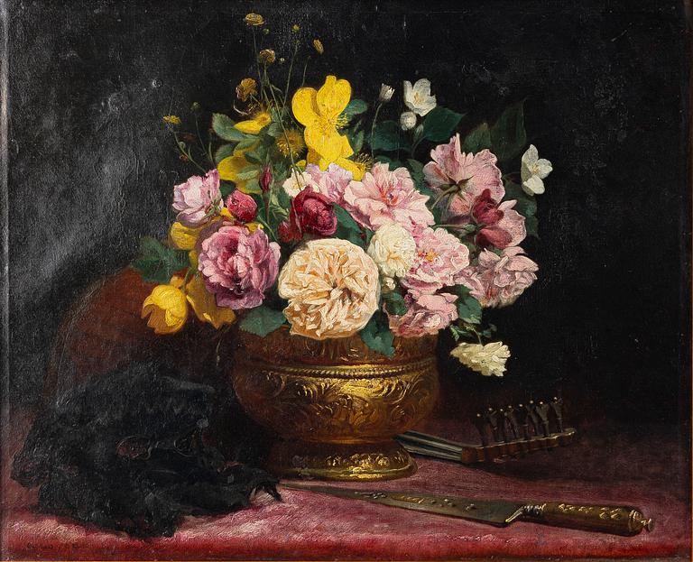 Charles Loyeux, Blomsterstilleben.