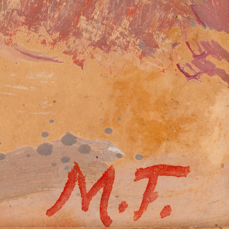 Mollie Faustman, "Flicka med röd hatt".