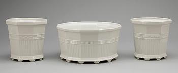 YTTERFODER, 3 st, porslin, prins Eugens Waldemarsudde, Gustavsberg, 1900-tal.