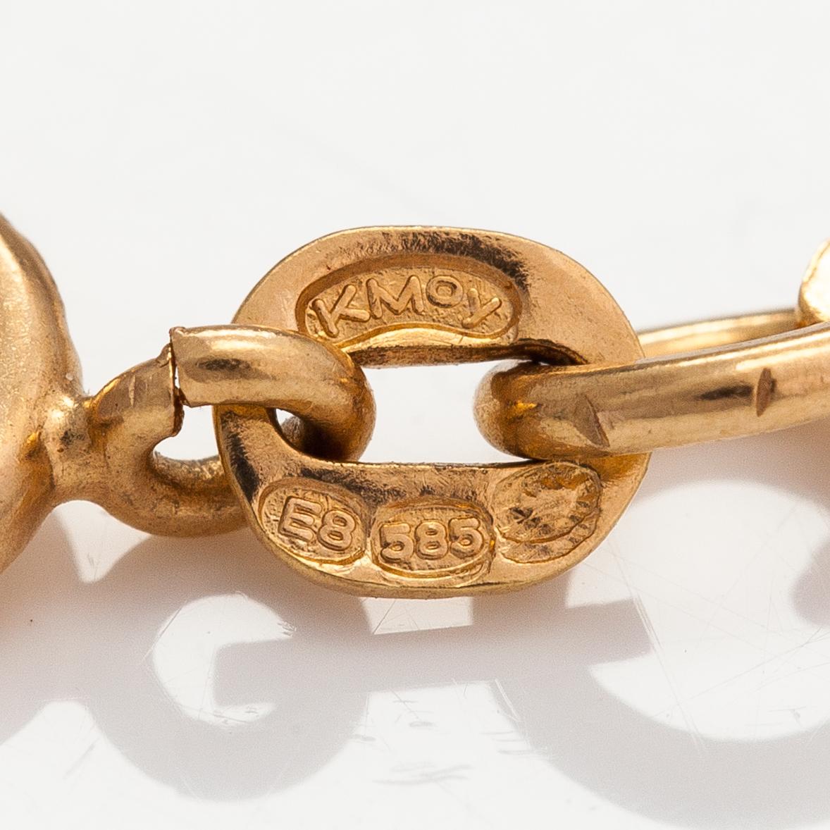 Rannekoru, 14K kultaa.