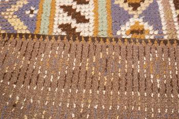 Märta Måås-Fjetterström, a carpet, "Blå randig", knotted pile, ca 141,5-143 x 83-85 cm, signed MMF.