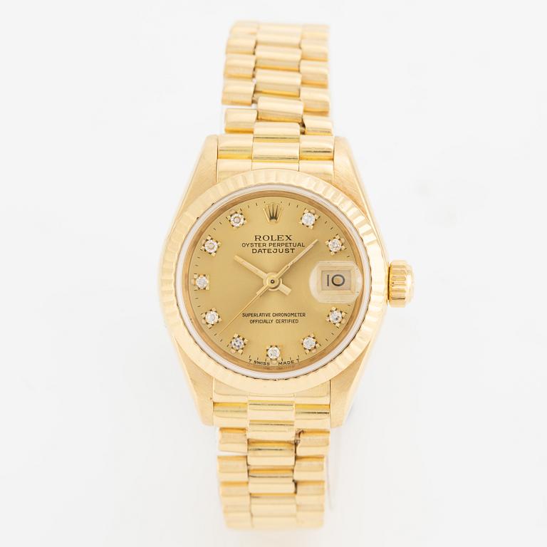 Rolex, Oyster Perpetual, Datejust, armbandsur, 26 mm.