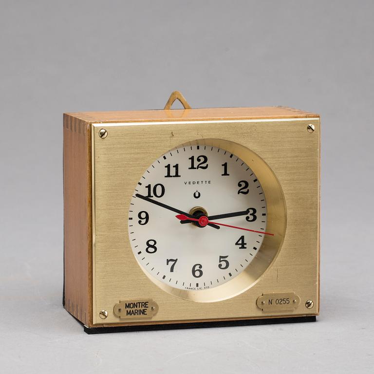 A Vedette boat clock.