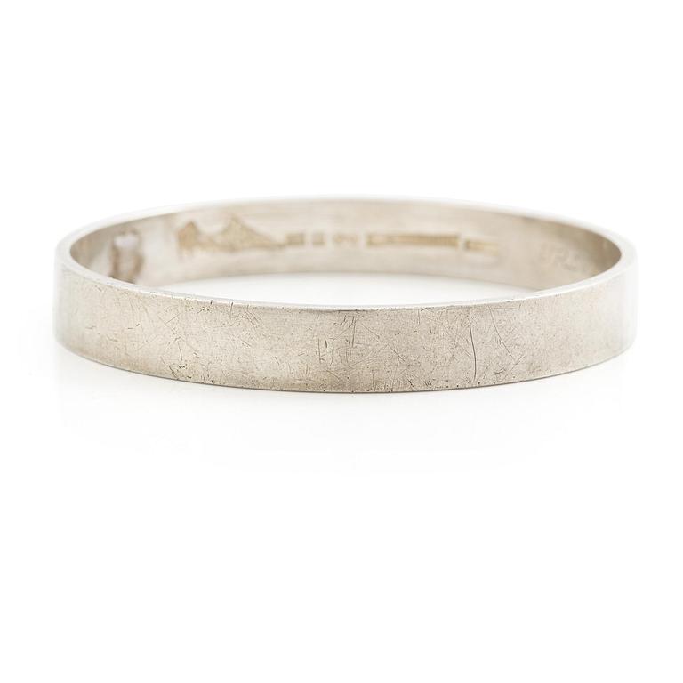 Wiwen Nilsson, a bangle, silver, Lund 1973.