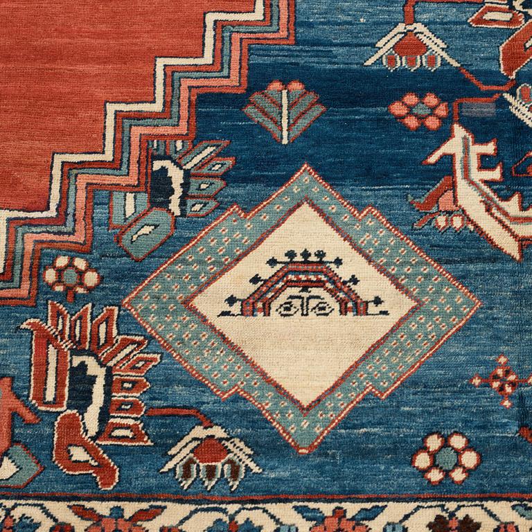 MATTO, an antique Bakshaish, ca 693 x 398,5 cm, dated "1298"AH/1880 AD probably.
