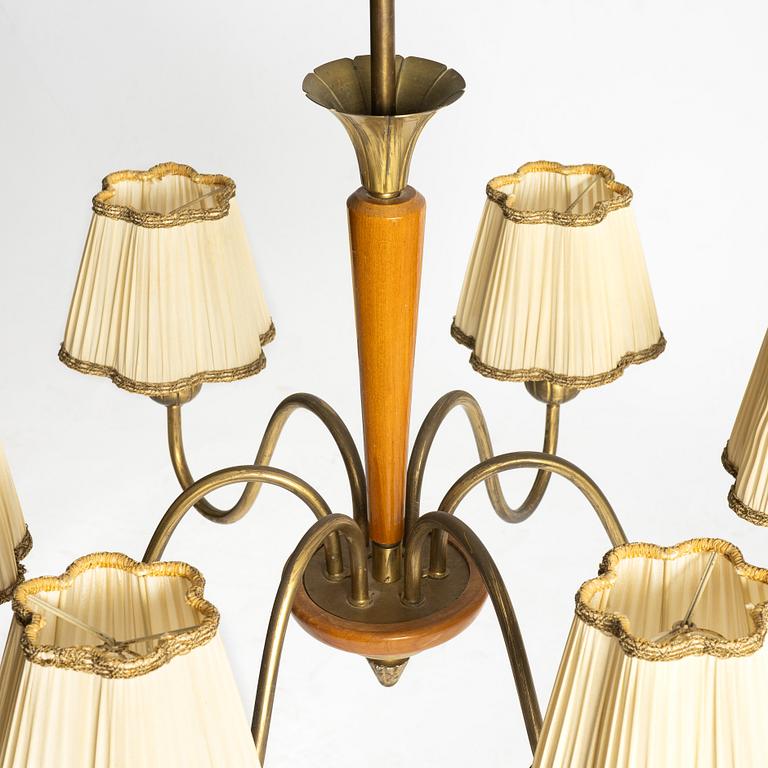 Harald Notini, a ceiling lamp model 11664, Arvid Böhlmarks Lampfabrik, Stockholm, 1950s.