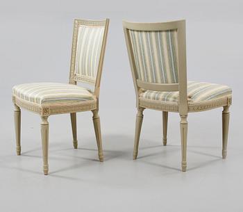 MATGRUPP, 7 delar, gustaviansk stil, 1900-talets andra hälft.