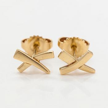 Tiffany & Co, Paloma Picasso, korvakorut, "X Kiss", 18K kultaa.