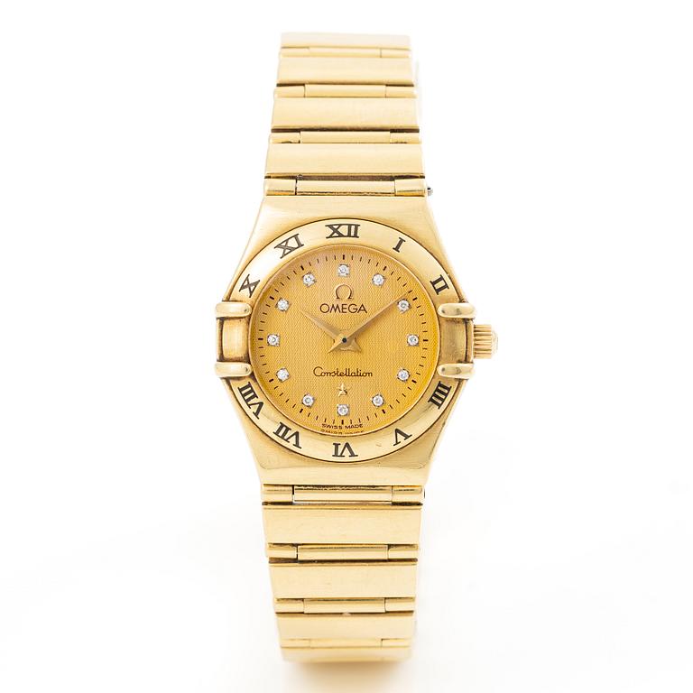 Omega, Constellation, wristwatch, 22.5 mm.