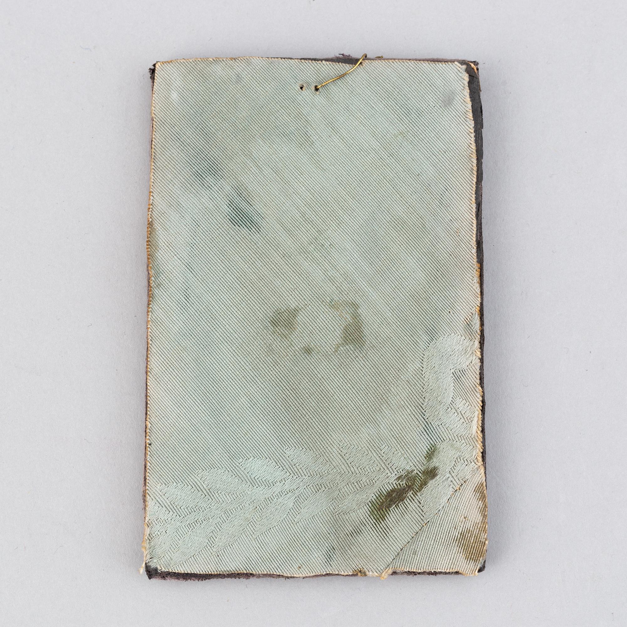 Unknown artist 19th Century. Miniature. Unclear signature.