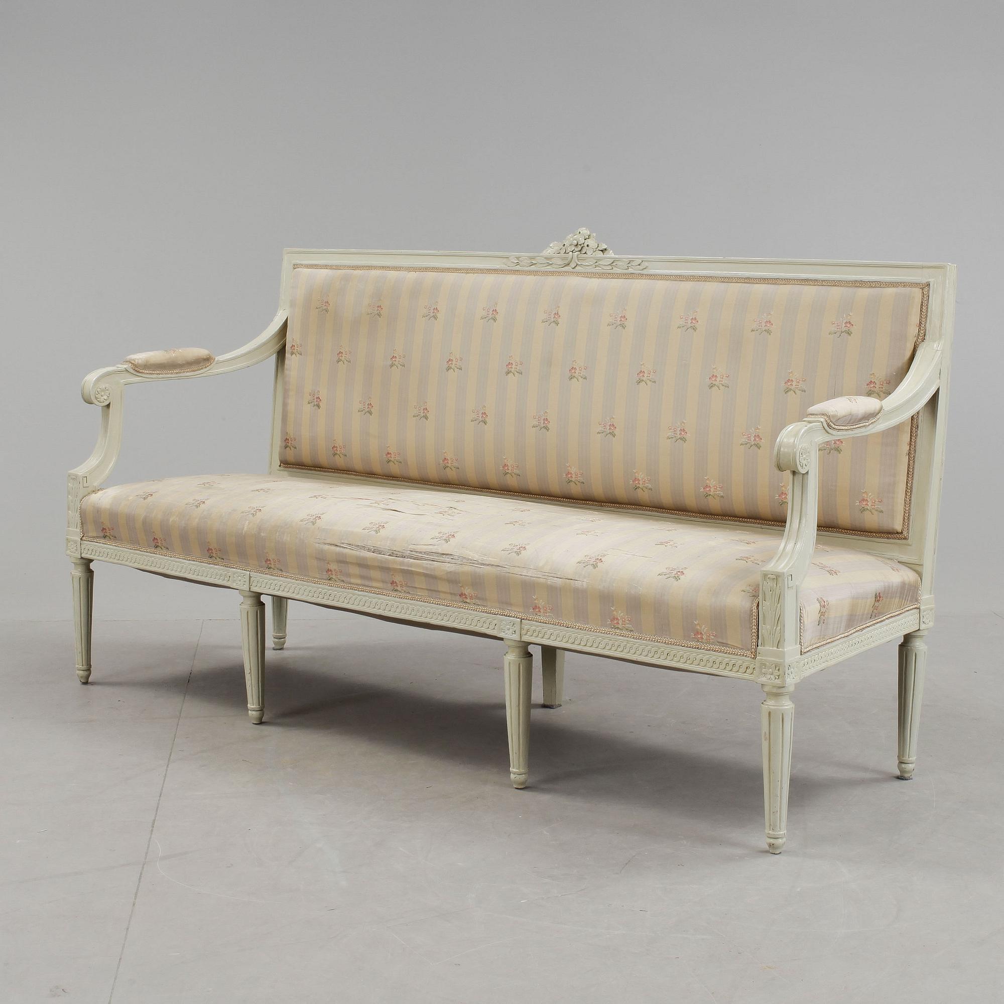 SOFFA, gustaviansk stil, 1900-talets första hälft.