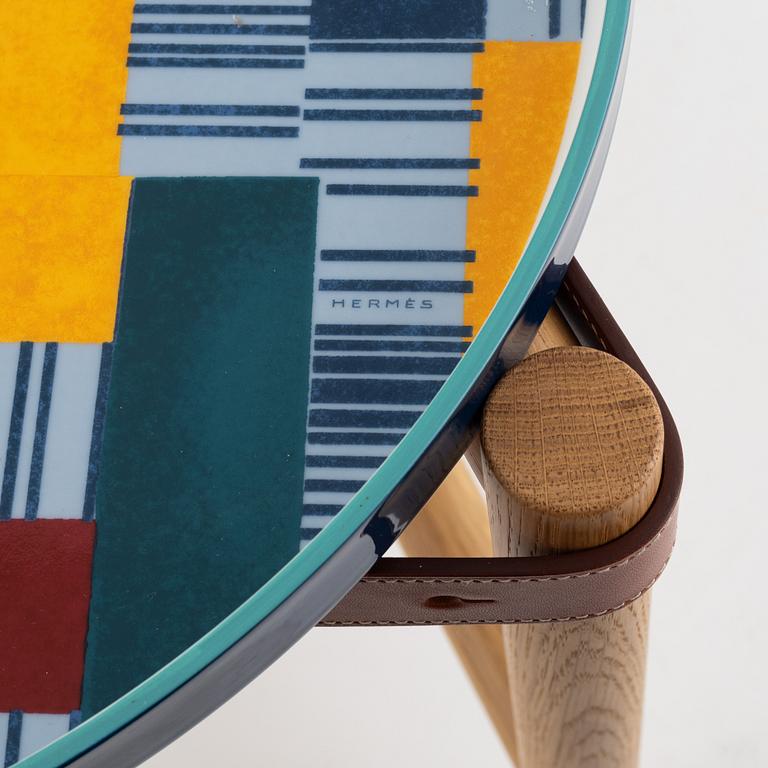 Hermès, occasional table, "Les Trotteuses D'Hermès occasional table, large model".