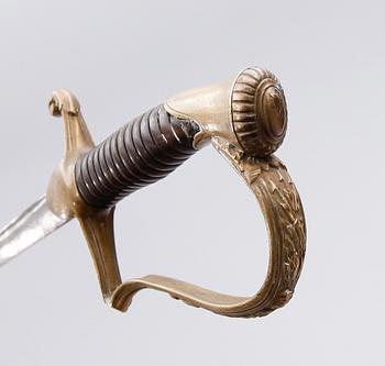 SABEL, modell 1889, för officer vid Artilleriet.