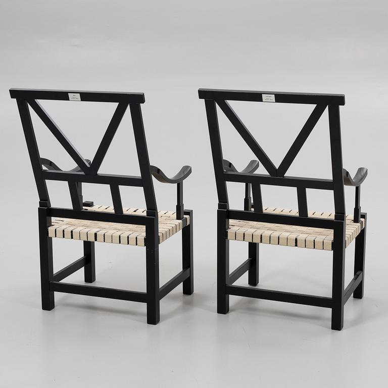 John Kandell, armchairs, a pair, "Victory", Källemo, after 2000.